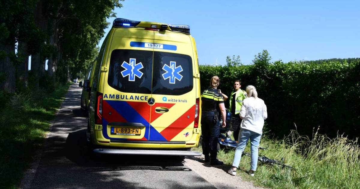 Bestuurster scootmobiel gewond door aanrijding met wielrenner in ‘s-Gravenpolder.