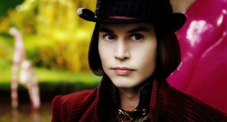 Johnny Depp in 'Charlie and the Chocolate Factory'. Beeld rv