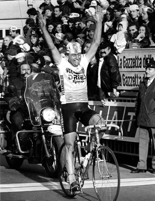 Hennie Kuiper, de derde en laatste Nederlander die Milaan-San Remo won.