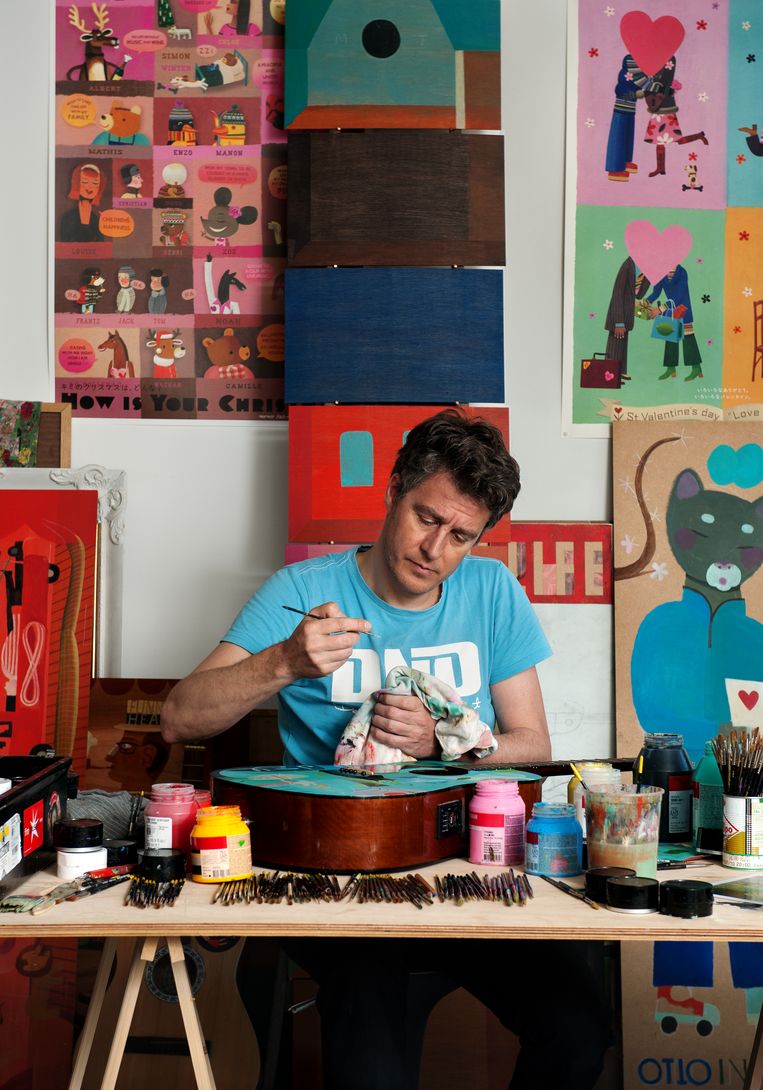 Illustrator Tom Schamp: 'Poolse parallelwereld.’ Beeld Eveliene Deraedt