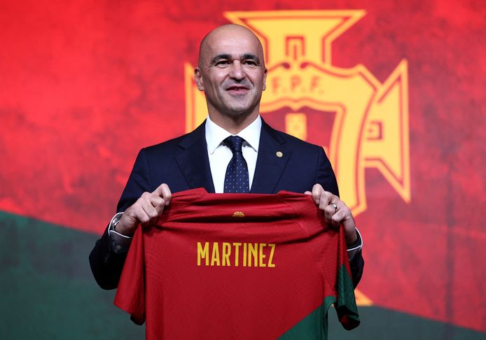 Martínez maakte vandaag zijn intrede bij de Portugese voetbalbond.