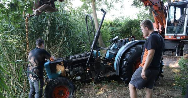Agriterreur of dronkemansactie? Fruitteler vindt tractor terug in meertje