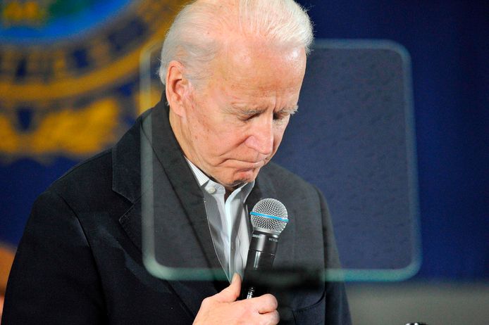 Joe Biden ontgoochelde in Iowa.