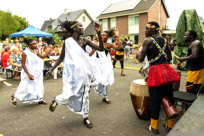 Afrikaanse sferen op Marktplein in Chaam