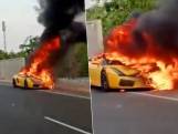 Potentiële koper steekt chique Lamborghini in brand omdat eigenaar hem nog geld zou moeten