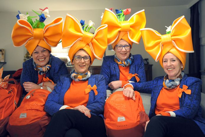 Deborah, Sonja, Ellie en Sonja zijn klaar voor de Olympische Spelen.