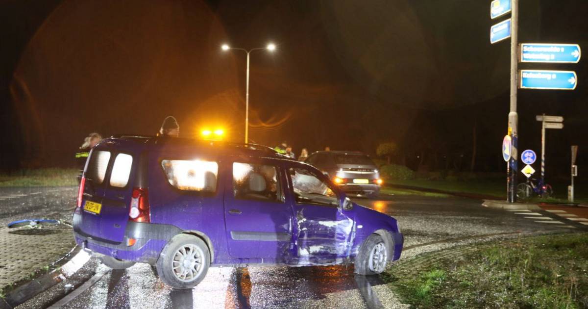 Twee ongelukken vlak achter elkaar op zelfde kruising in Scheerwolde.