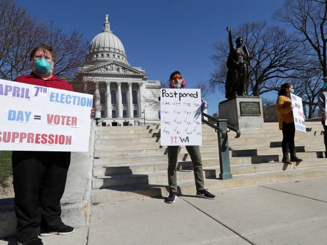 Republikeinen halen slag thuis: ondanks coronacrisis vandaag toch voorverkiezingen in Wisconsin