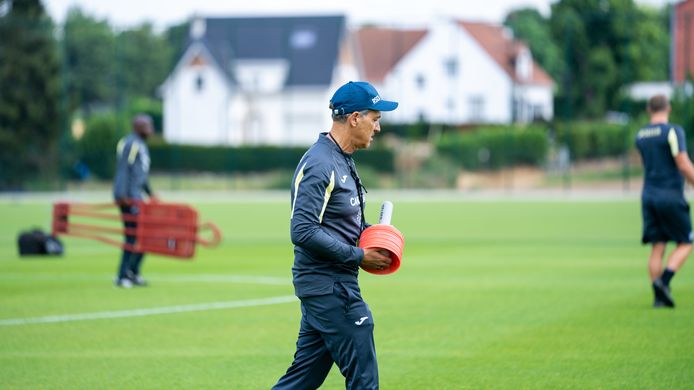 Eerste training van Felice Mazzu bij Anderlecht.