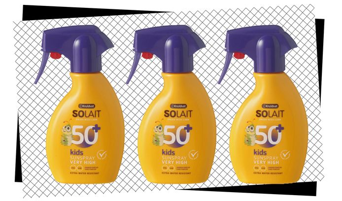 Kruidvat Solait Kids Sun Spray SPF 50+.