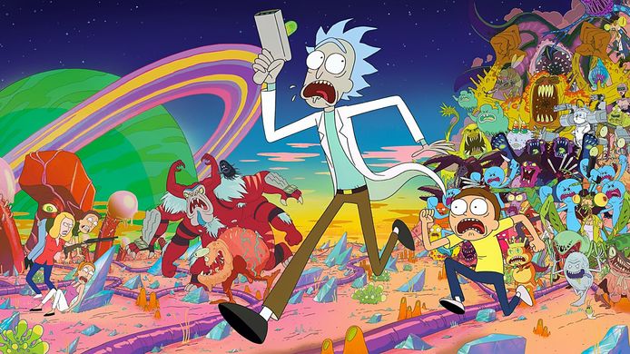 De animatie serie 'Rick and Morty' is ook te bekijken op Netflix.