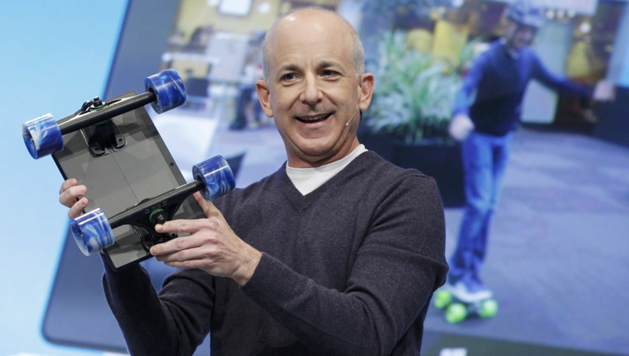 Steven Sinofsky 25 oktober bij de presentatie van Windows 8. Beeld reuters