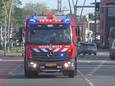 De brandweer ging er snel naartoe.