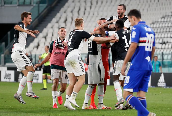 Juventus viert feest na de negende landstitel op rij.