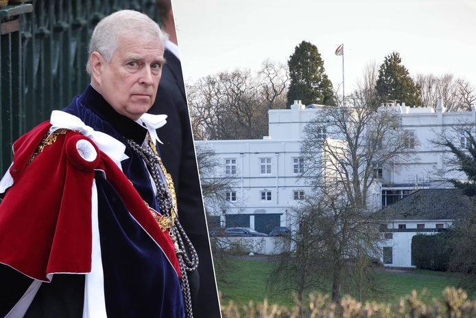 Prins Andrew mag in zijn Royal Lodge blijven wonen.