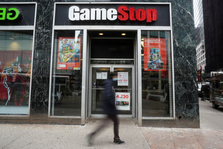 Een GameStop-winkel. Beeld REUTERS