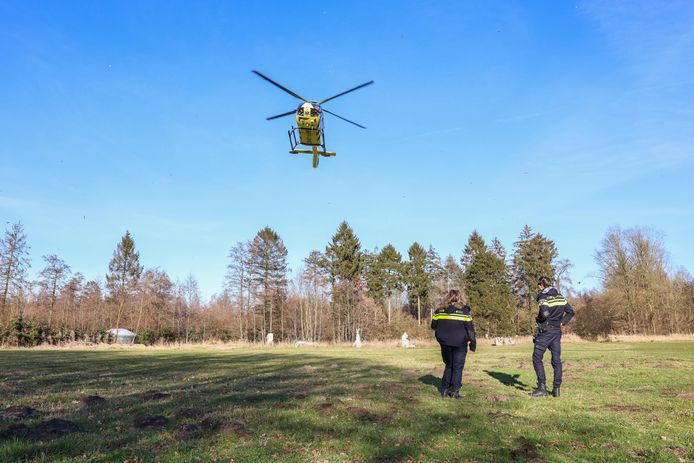 Ook een traumahelikopter werd opgeroepen vanwege het ongeval.