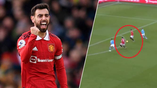 Knappe assist De Bruyne levert niets op: United wint Manchester Derby na omstreden gelijkmaker Fernandes en winner Rashford