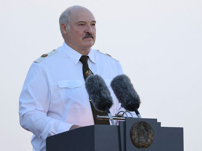 Rusland steunt de Wit-Russische leider Aleksandr Loekasjenko. Het is niet duidelijk of het incident daarmee te maken heeft.