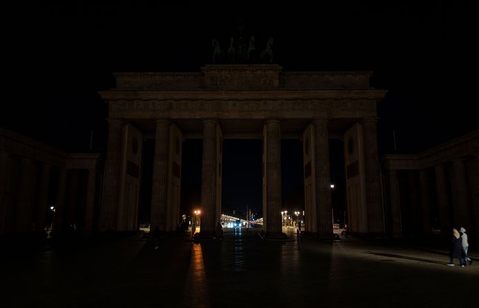 De Brandenburger Tor in Berlijn.