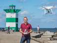 'Drone verliest het van de meeuw'