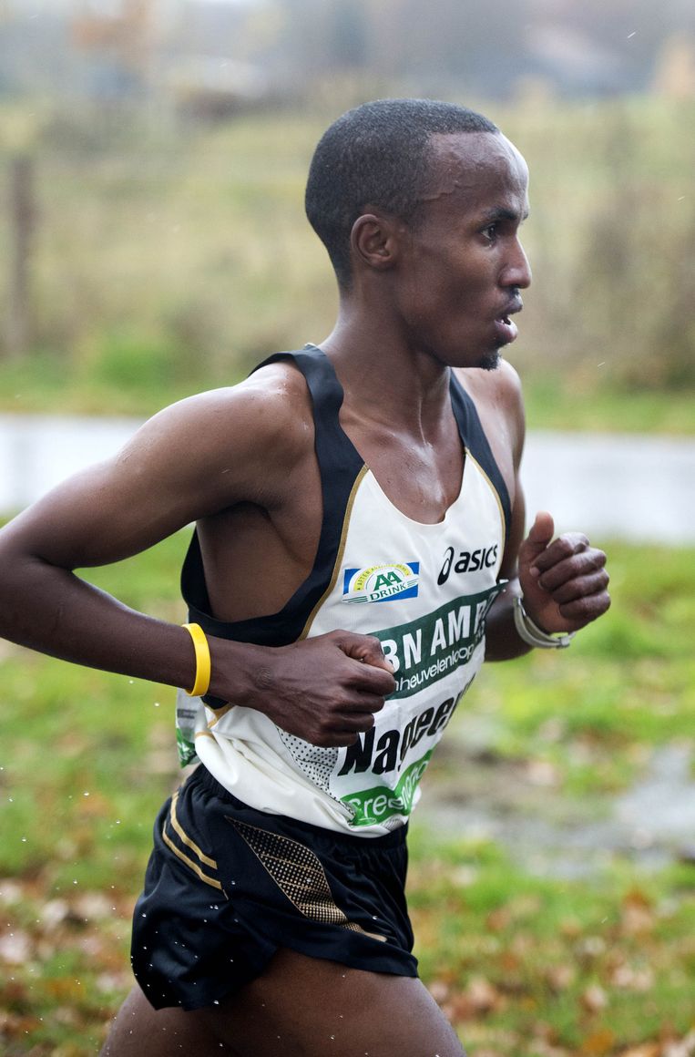 De Nederlandse atleet Abdi Nageeye tijdens de Zevenheuvelenloop in 2012. Beeld anp