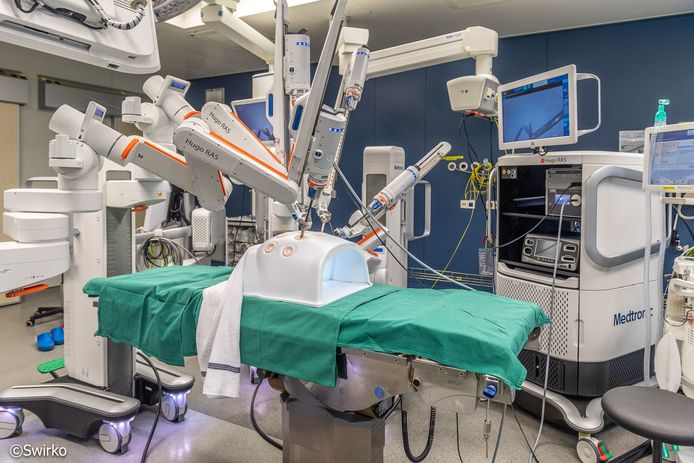 Robotchirurgie in OLV-ziekenhuis van Aalst.