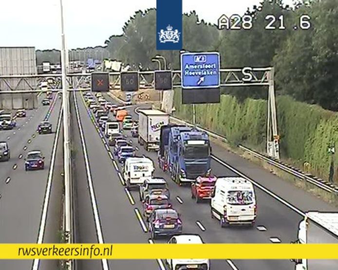 Kilometerslange file op A28 door ‘technische storing’: storing opgelost ...