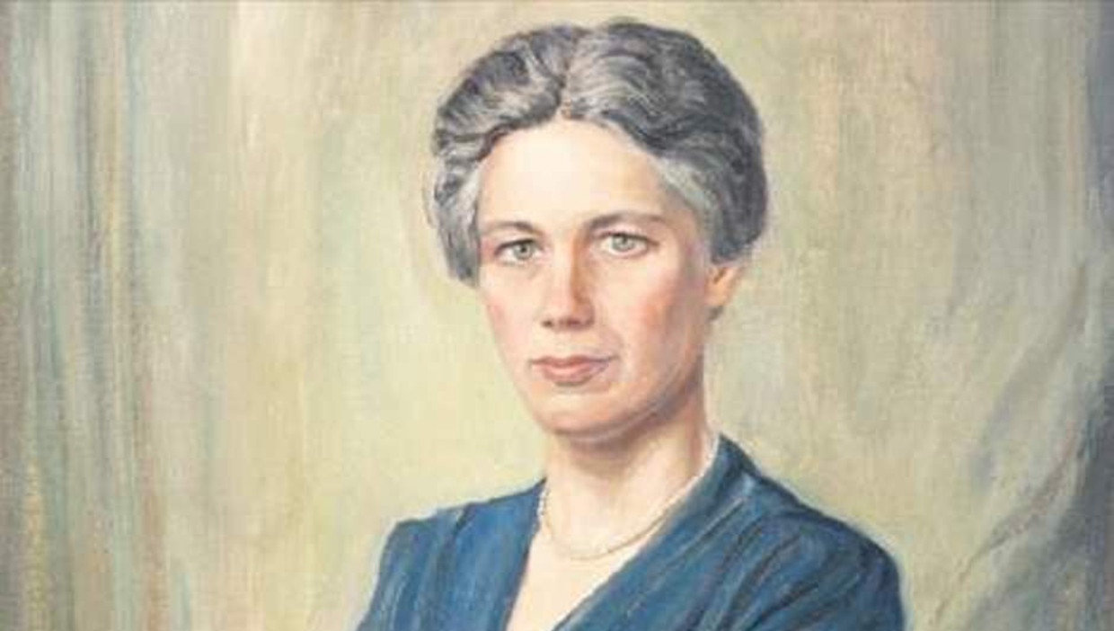 Jacoba van Tongeren, leidster van de verzetsbeweging Groep 2000, geschilderd door Max Nauta. Beeld Collectie stichting 1940-1945