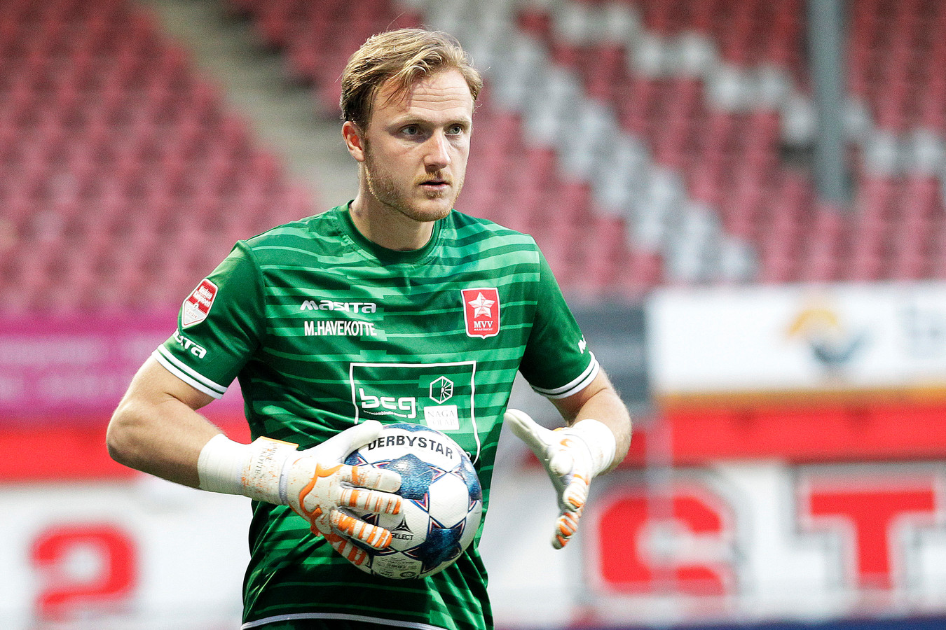 Mike Havekotte keepte afgelopen seizoen 31 competitieduels voor MVV, waar hij een contractvoorstel afwees.