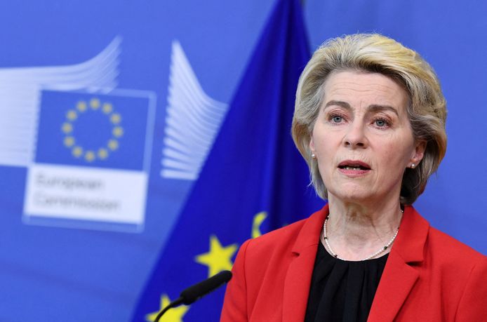 Ursula von der Leyen, voorzitter van de Europese Commissie.