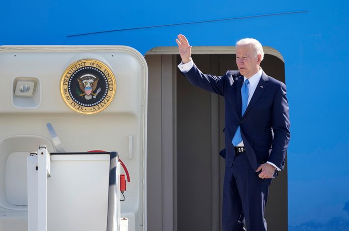 De Amerikaanse president Joe Biden is omstreeks 12.00 uur uit ons land vertrokken.
