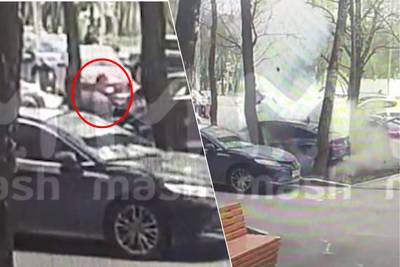Voormalige Oekraïense veiligheidsagent gewond na moordpoging: beelden tonen hoe wagen ontploft wanneer hij instapt