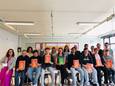 Dertien leerlingen Elektriciteit uit het GTSM in Merchtem schreven samen een boek met schrijfster Barbara De Munnynck.