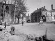 Doetinchem 1945 na het bombardement in maart, foto's collectie Massink.