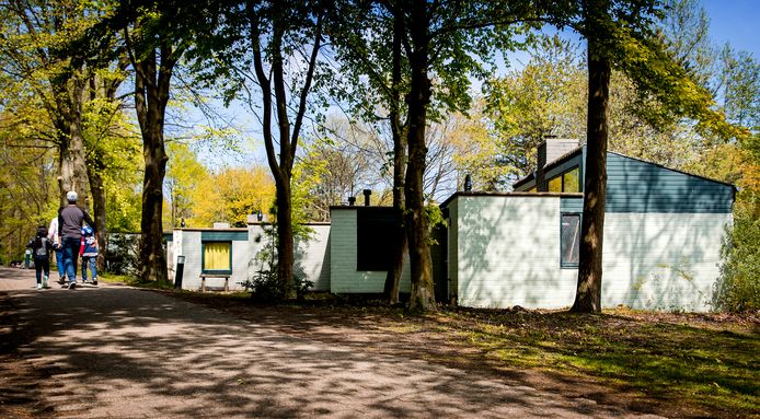 Bungalows in vakantiepark Center Parcs de Eemhof.