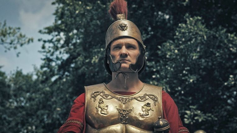 Laurent Paolini als Julius Caesar in Caesar's Doomsday War Beeld © VRT