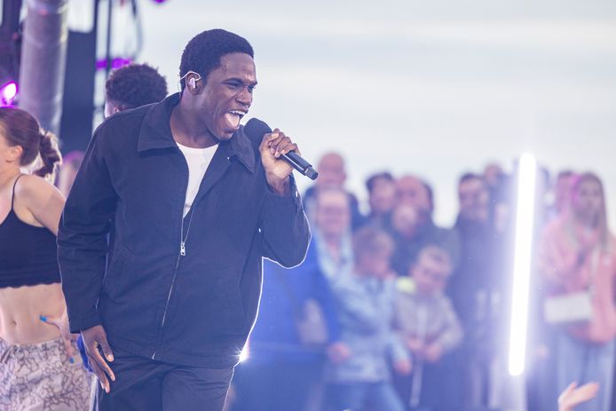 Schuster sang his first solo song 