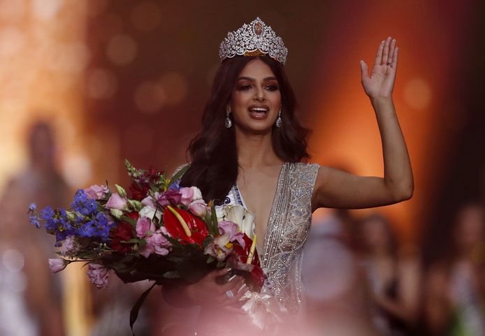 De huidige Miss Universe Harnaaz Sandhu.