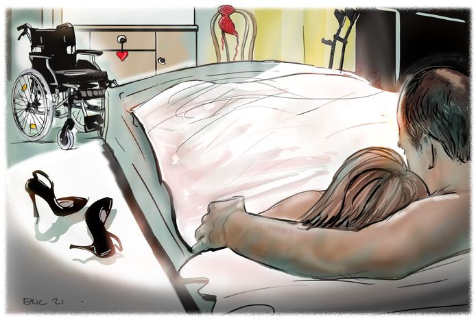 Als seksverzorgende kwam Anita bij ouderen en mensen met een beperking thuis. Zij bood cliënten een seksuele, intieme ervaring. Voor de ene cliënt was een aanraking al bevredigend, de ander wilde graag een hoogtepunt ervaren.