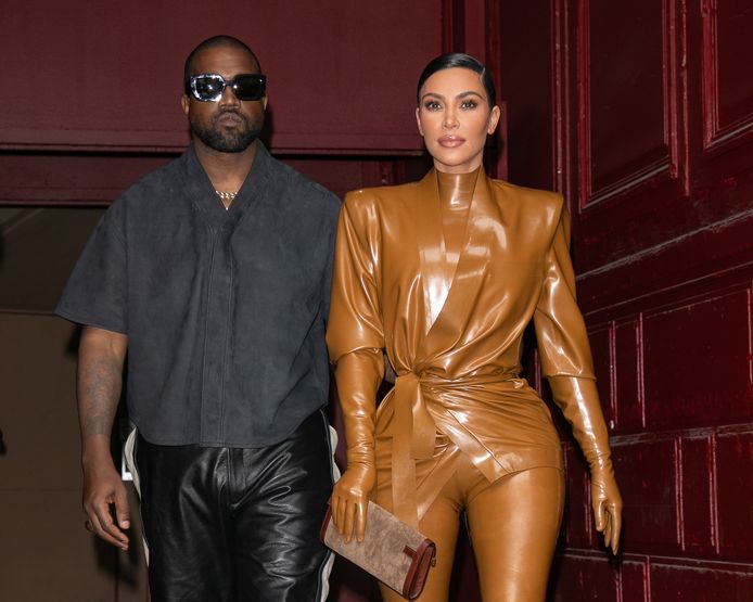 Kim Kardashian et son mari, Kanye West, dont elle est désormais séparée (archives)