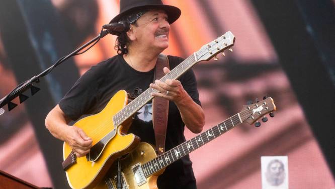 Carlos Santana wordt onwel tijdens concert en stort in op podium