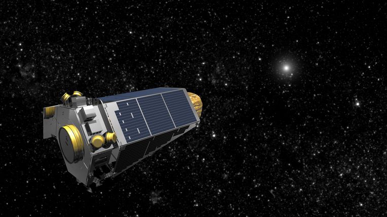 Grafische illustratie van het Kepler Space Observatory.