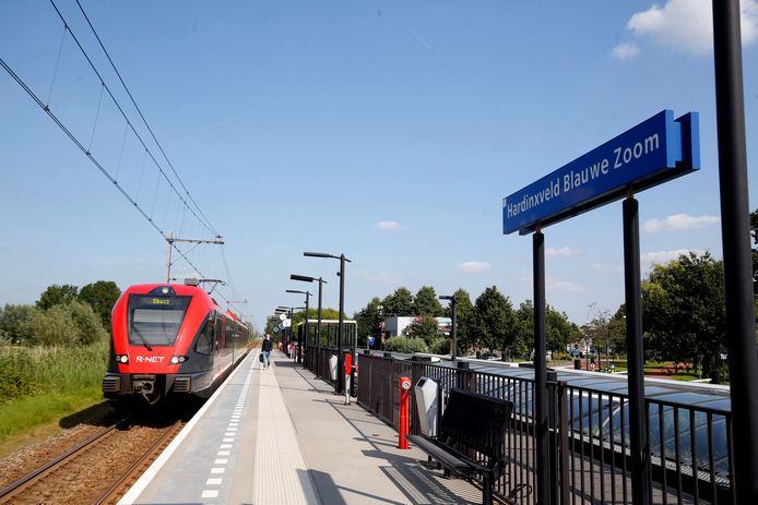 Een van de stilste stations op de MerwedeLingelijn: Hardinxveld Blauwe Zoom. Er stapt aan het einde van de middag, rond half vijf, één reiziger in.