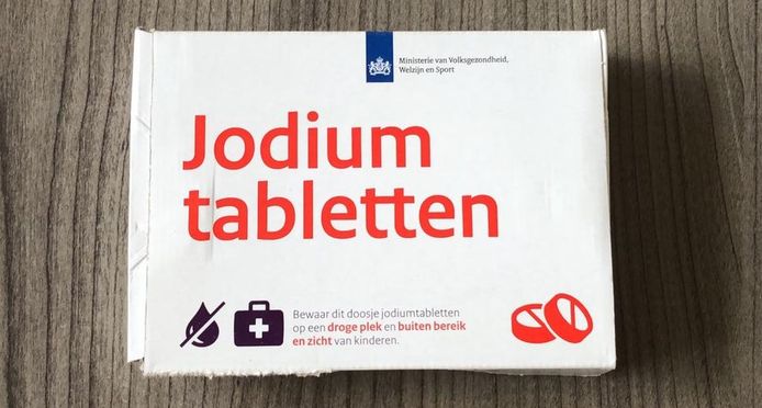 Het bewijs: de jodiumtabletten