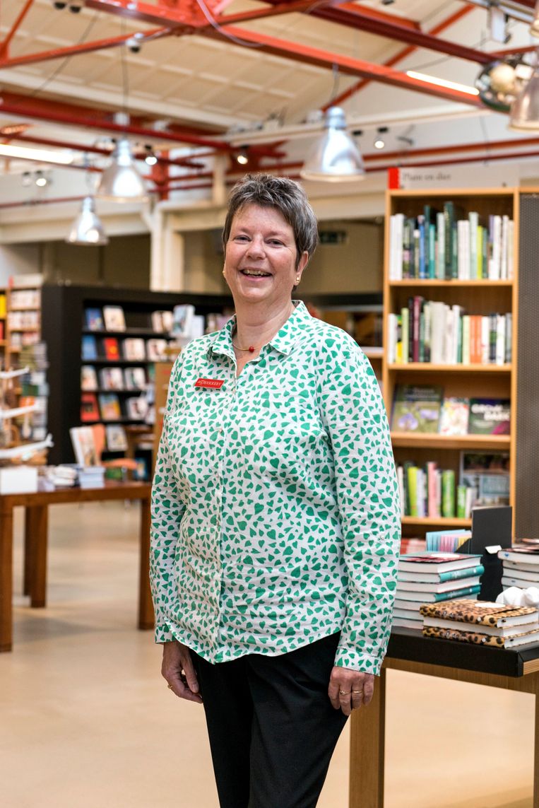 Monique Eskens van boekhandel De Drvkkery in Middelburg. ‘We zijn klaar om te heropenen.’
 Beeld Eva Faché