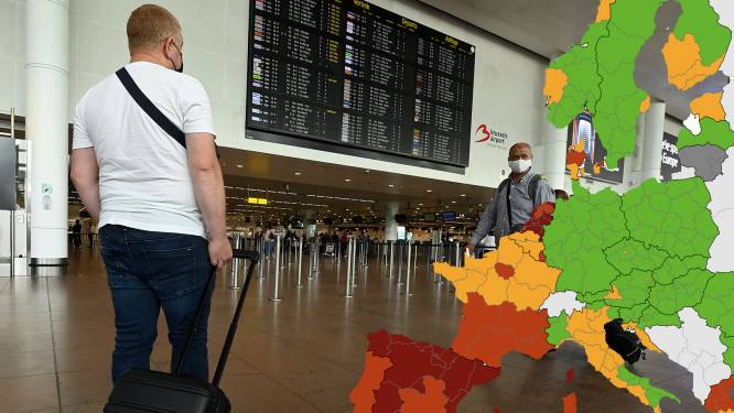 De moins en moins de vert sur la carte de l’ECDC: la moitié sud de la France en rouge, l'Italie en grande partie orange