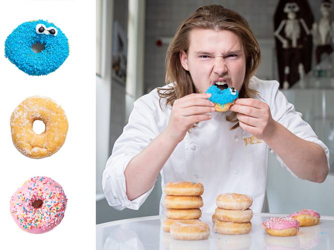 Van Dunkin’ Donuts tot Albert Heijn: patissier Julius Persoone proeft 10 donuts en buist de helft