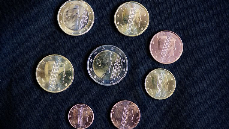 De nieuwe Nederlandse euromunten. Beeld anp