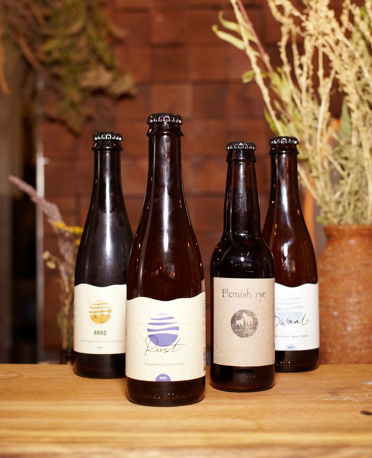 De bieren van brouwerij Nevel. Beeld Daniel Cohen